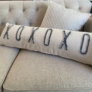 XOXOXO Shabby Chic Decor Pillow